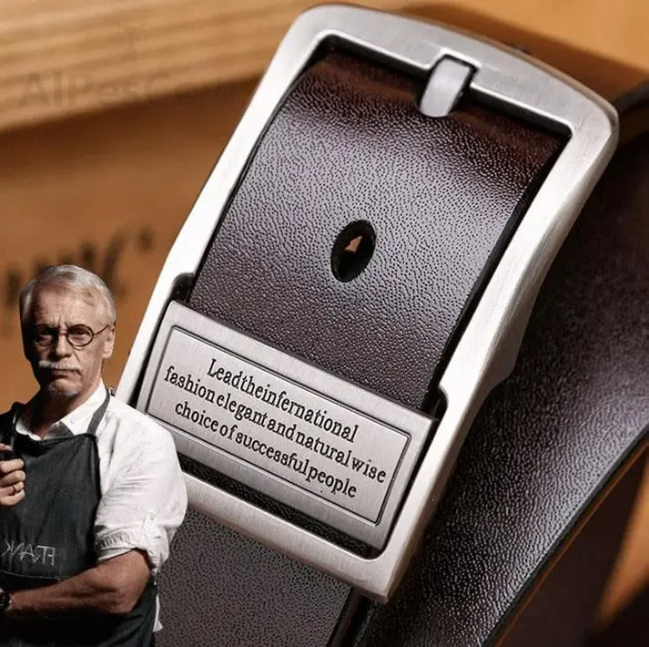 ⚡ Limited Time Offer – Save 49%! 👔 Men's Business Leather Belt, Elegant & Durable
